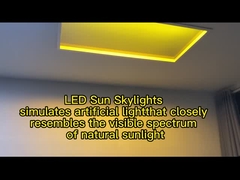 نور پنل سقفی چراغ سقفی LED مصنوعی آبی آسمان 600x600 بسیار نازک دالی 1V-10V با قابلیت کم نور