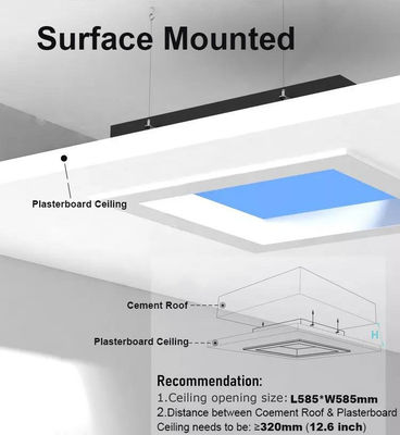 خرید نور شبانه تخت تخت 75 وات برای کاربردهای متنوع CCT 2100K-7500K تولید آنلاین