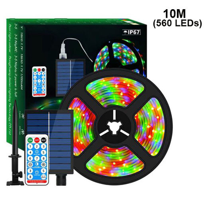 خرید IP67 ضد آب نوار خورشیدی نور ضد حرارت در فضای باز طول 10M 2835 SMD تولید آنلاین