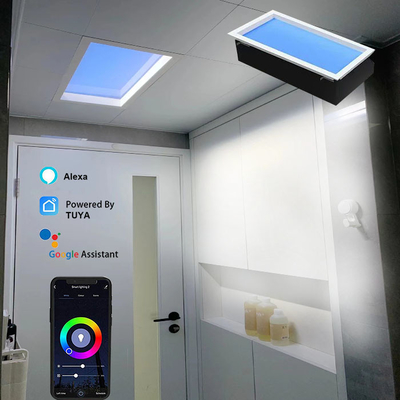 خرید ریتم شبانه روز پانل مصنوعی نور خورشید کنترل دالایی LED Skylight پانل 600x1200 تولید آنلاین