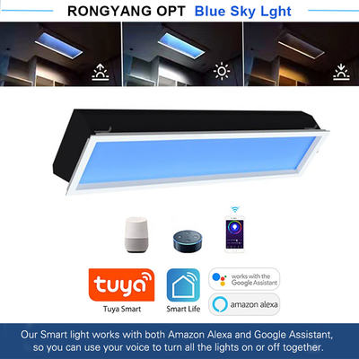 پانل سقفی نورگیر LED مصنوعی 1200x300 با دوام 100W 5500 لومن
