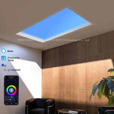 Tuya WiFi BT Control نوآورانه Smart LED Skylight Panel برای داخلی های مدرن که درخشندگی و جذابیت زیبایی را ارائه می دهد