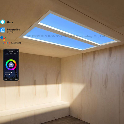 چراغ فلک مصنوعی LED رنگ سفید برای نصب روی سطح و محدوده دمای 2100K-7500K در دفتر