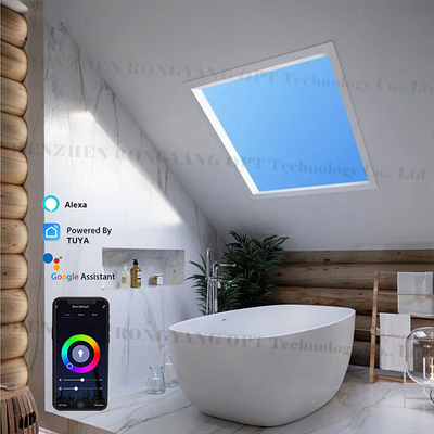 CCT 6500K 1200x300 نورگیر LED مصنوعی DIY کنترل صوتی الکسا Tuya