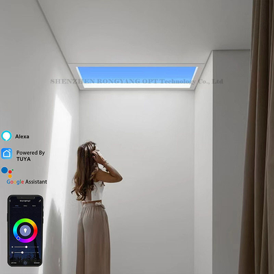 پانل های نورگیر مصنوعی CRI 90 50W، نور آفتاب تقلبی 2700K-6500K