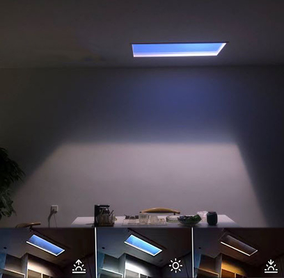 پانل آلیاژ آلومینیوم بسیار نازک مصنوعی نور خورشید 120x60 110 ولت عمودی