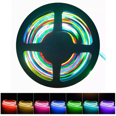 نوار LED قابل انعطاف RGB COB در فضای باز 12 ولت 24 ولت IP67 CCT قابل برش کم نور