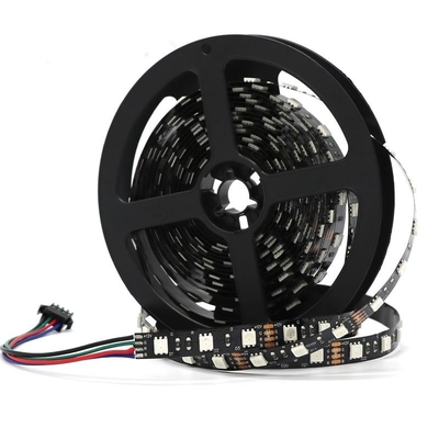 نوار LED 100 فوت 50 فوت در فضای باز 5050 RGB ضد آب PCB سیاه 10 متری