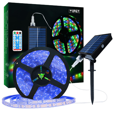 چراغ نواری خورشیدی SMD2835 قابل تنظیم برای مهمانی کریسمس