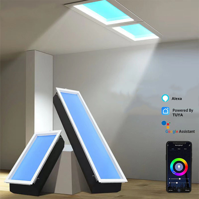 صفحه سقف LED RGB + CCT 240W چراغ مصنوعی با صحنه های رنگی قابل تغییر از طریق برنامه Tuya WiFi BT