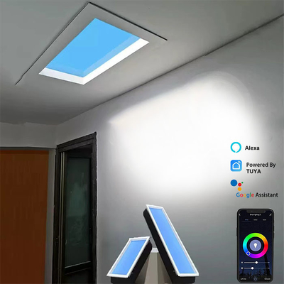 3.6A LED Skylight Panel 2100-7000K دمای رنگی 6-10 متر مربع