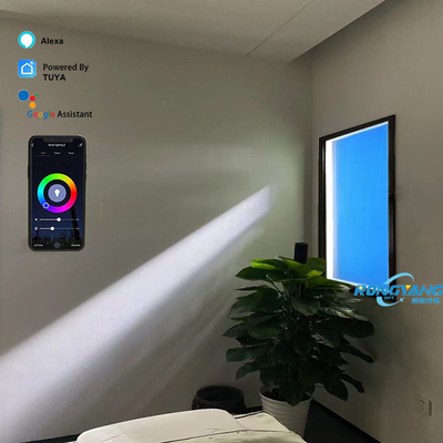 چراغ پنجره ی ساختگی LED پانل نور خورشید مصنوعی 2200K-7800K تغییر دمای رنگ
