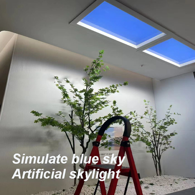 UL Coelux چراغ فلک مصنوعی چراغ پنجره 600x600 15 سانتی متر روشنایی روزانه