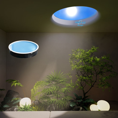 600x600 چراغ مصنوعی آسمان LED سقف تابش خورشیدی پانل با کیت خانه اپل