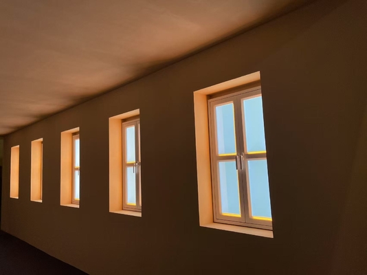 چراغ آسمانی هوشمند کنترل صوتی برنامه RGB نور برای نور طبیعی بدون تلاش و خلقت آسمان آبی 160W