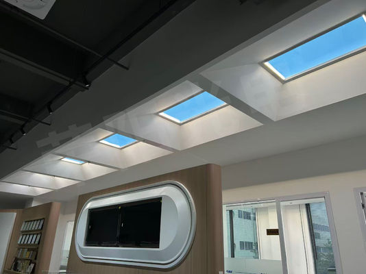 تجربه مزایای روشنایی شبانه روز با نور پنجره ی جعلی L1182*W582*H36mm رنگ های مختلف روز را شبیه سازی می کند