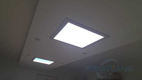 Smart Artificial LED Skylight with DALI App and Remote Control, 2100-7500K CCT for Embedded Installation